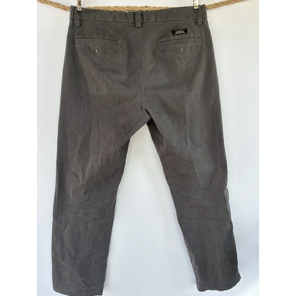 Banana Republic Emerson Chino Gray Pants Mens‎ 30x30